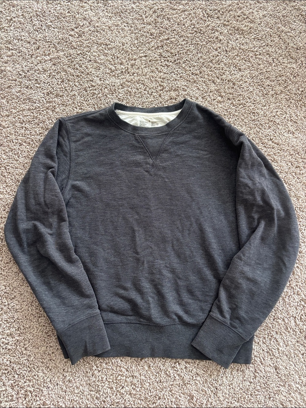 Muji cotton crew